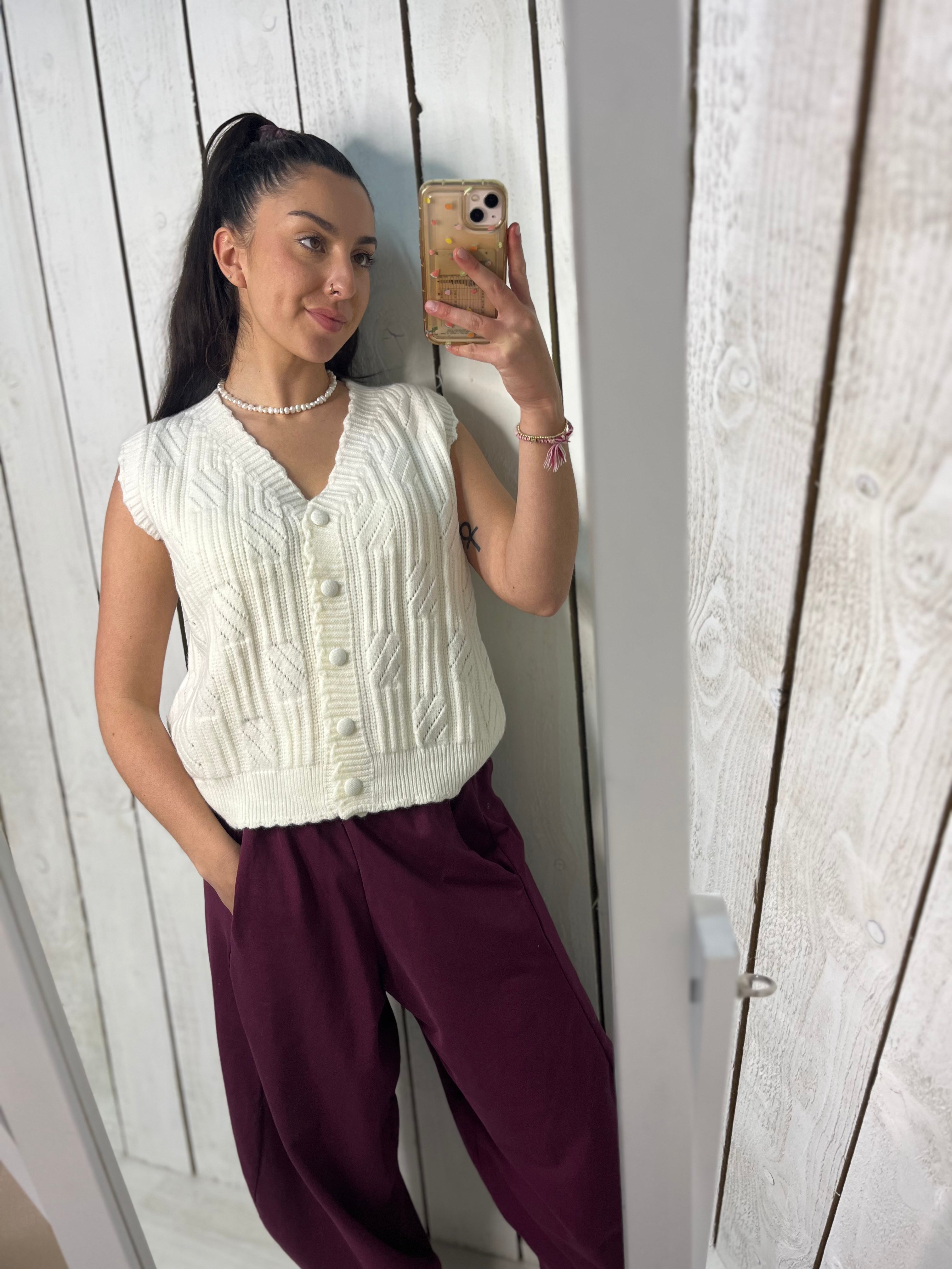 Enid Soft Knit Waistcoat