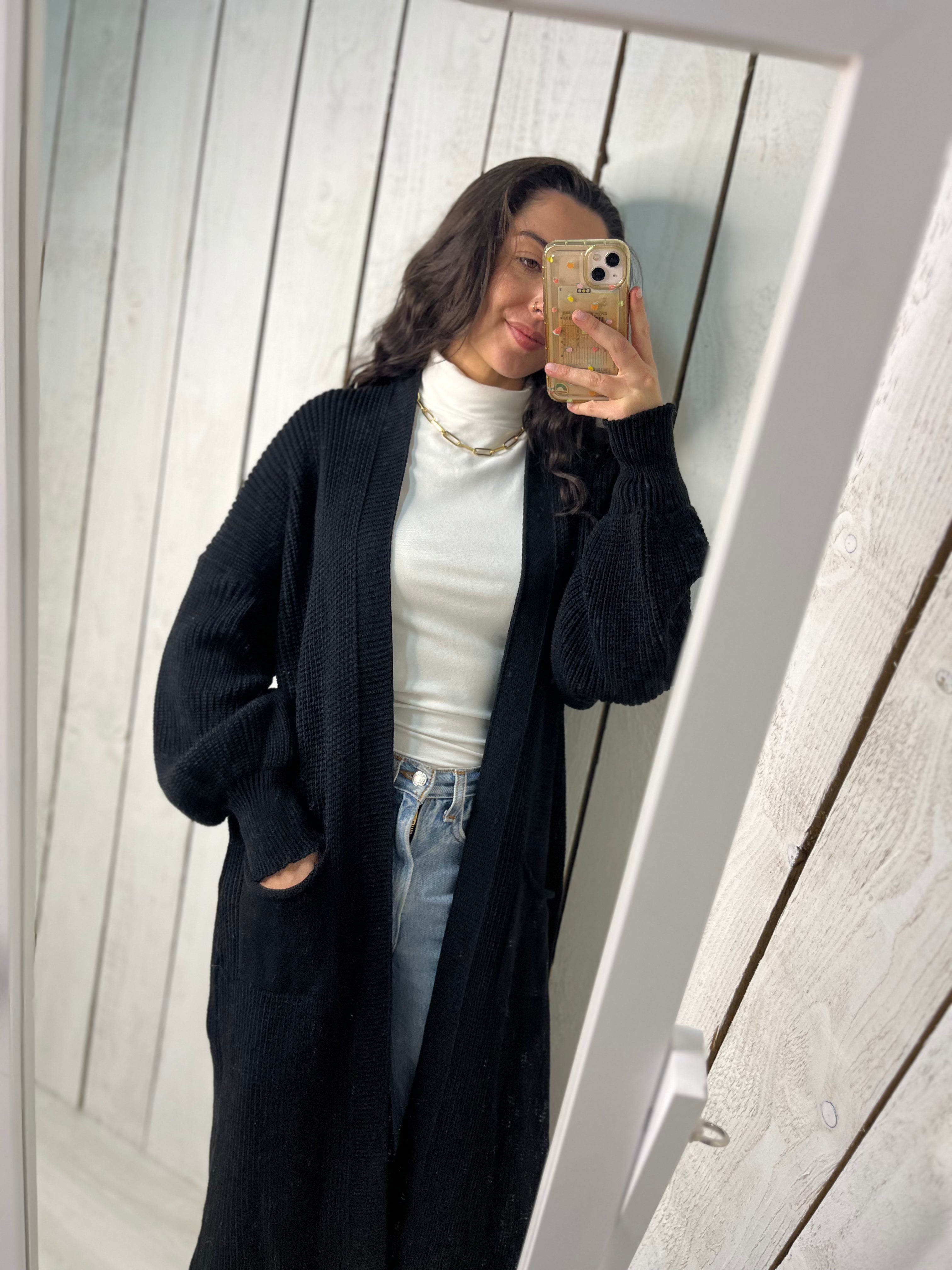 Eleanor Longline Cardigan