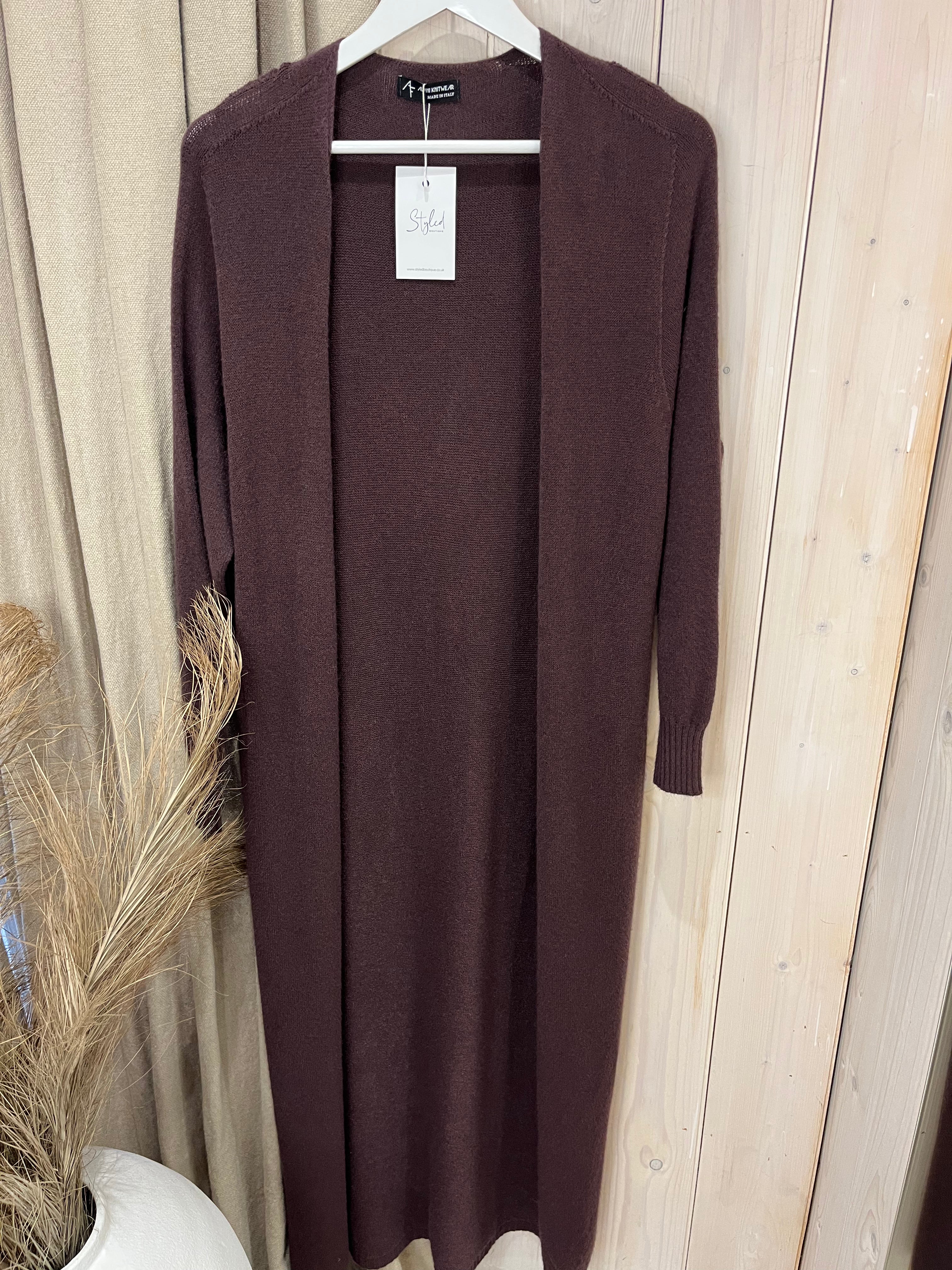 Luxe Open Long Cardigan