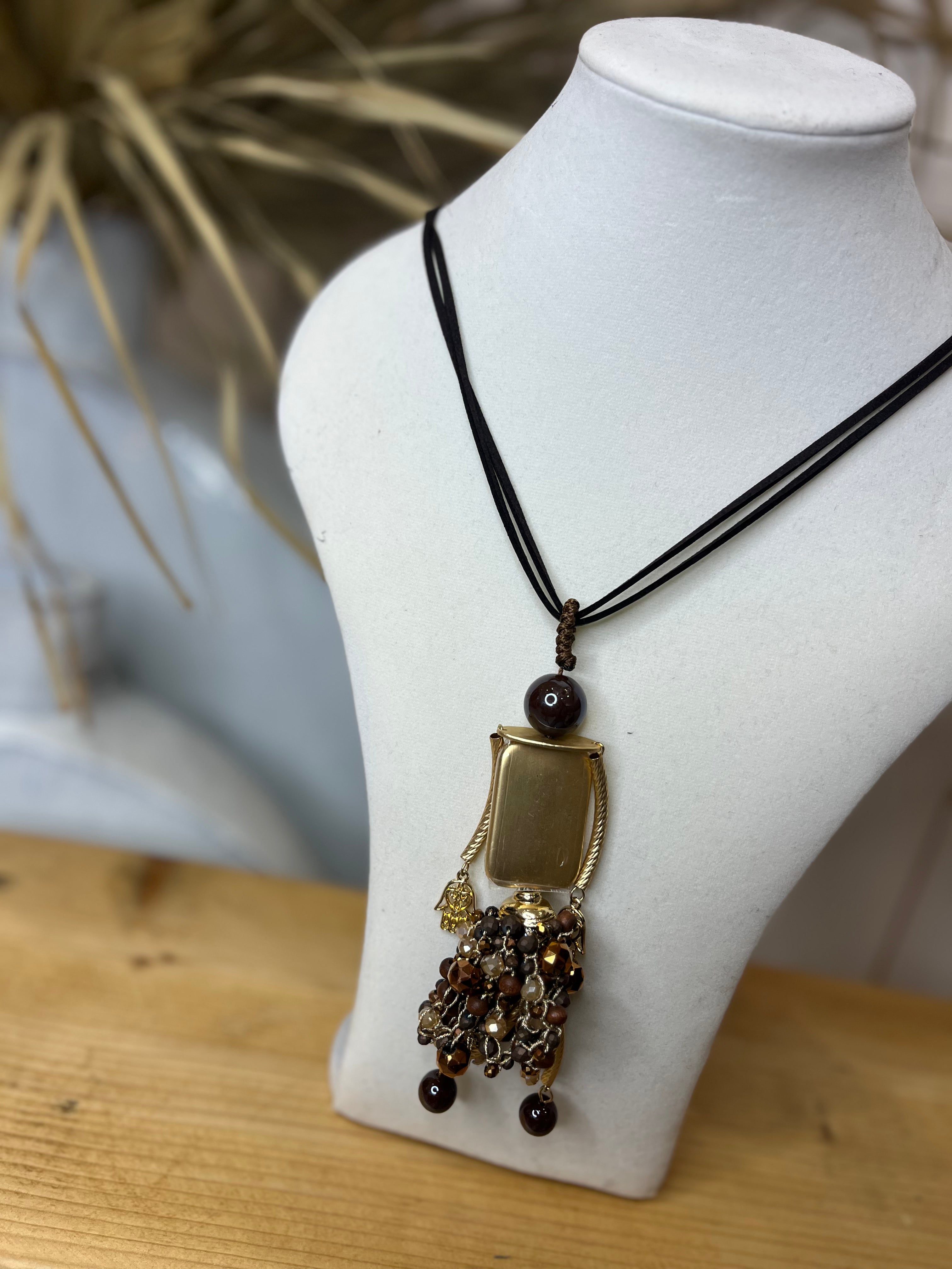 Golden Cascade Necklace