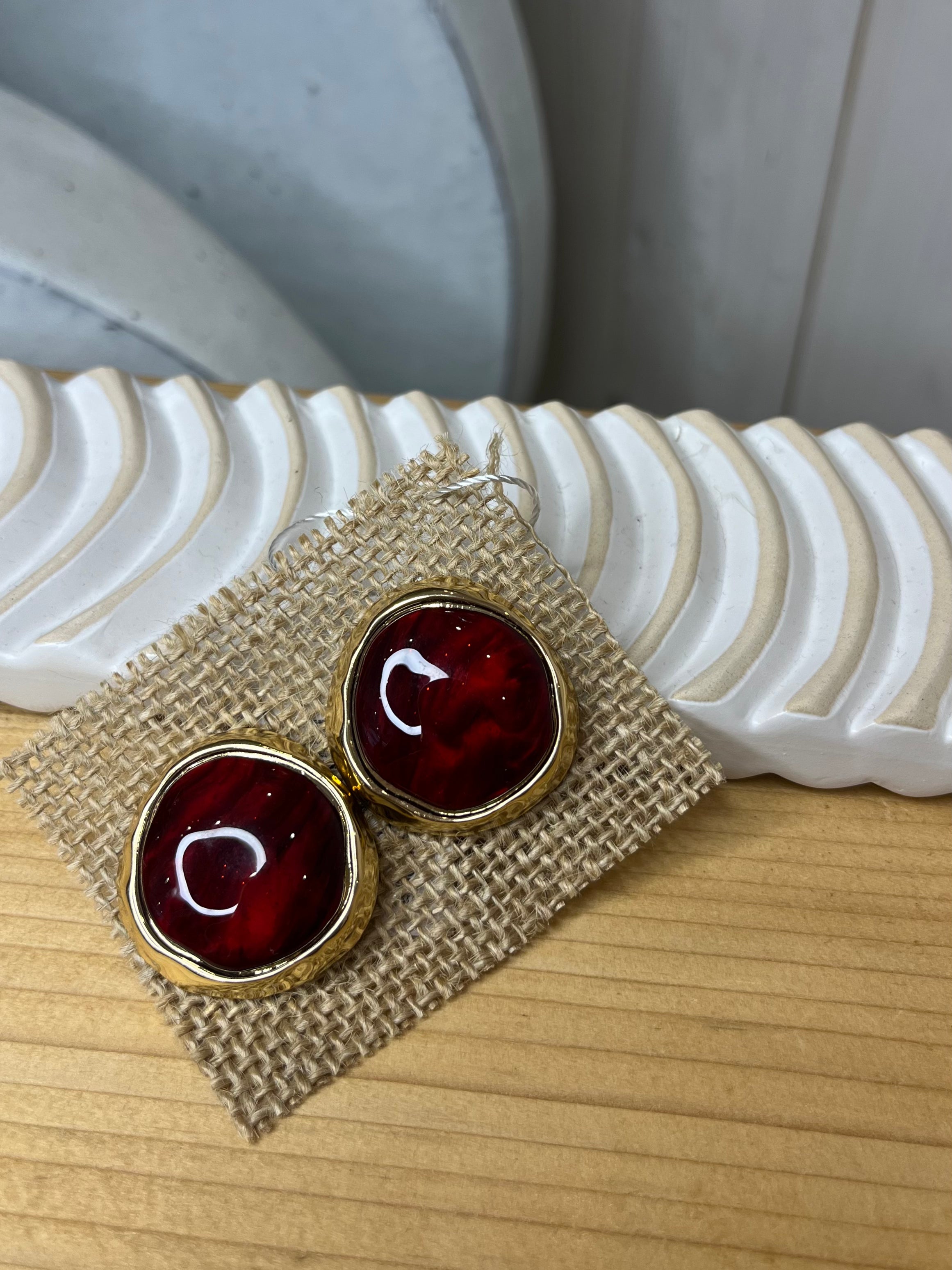 Luna Disc Earrings