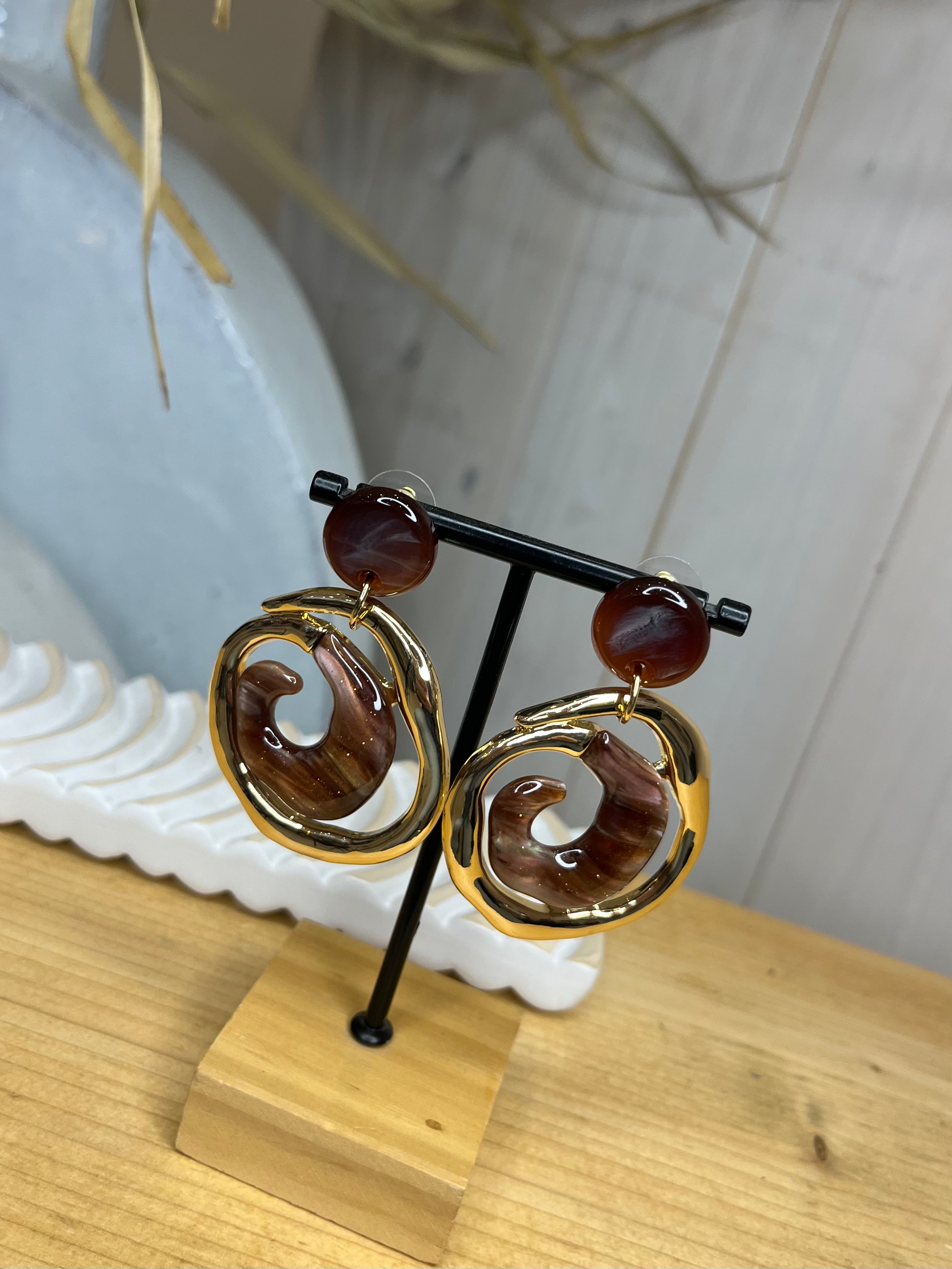 Orbit Swirl Earrings