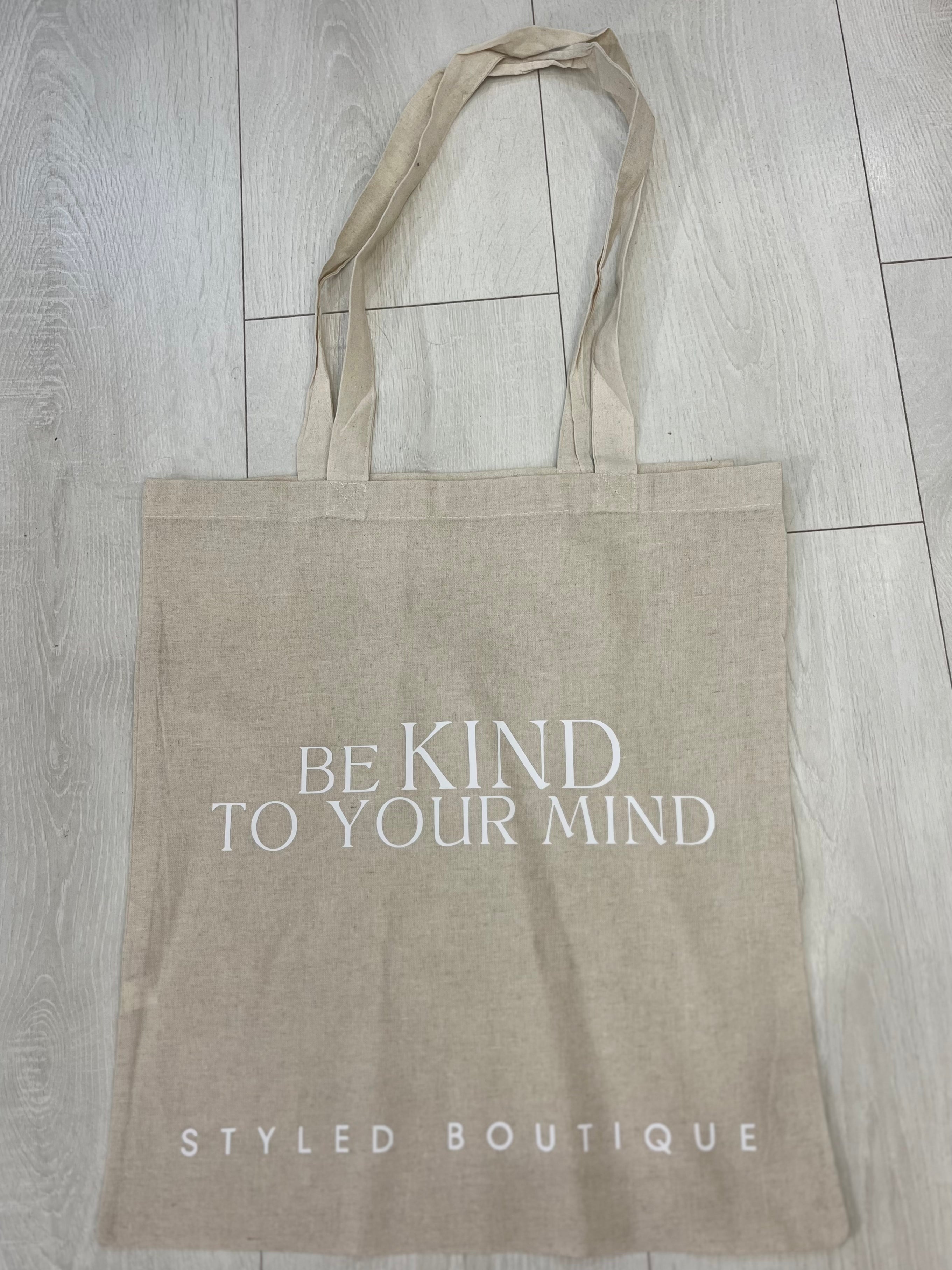 'Be Kind To Your Mind' Tote Bag
