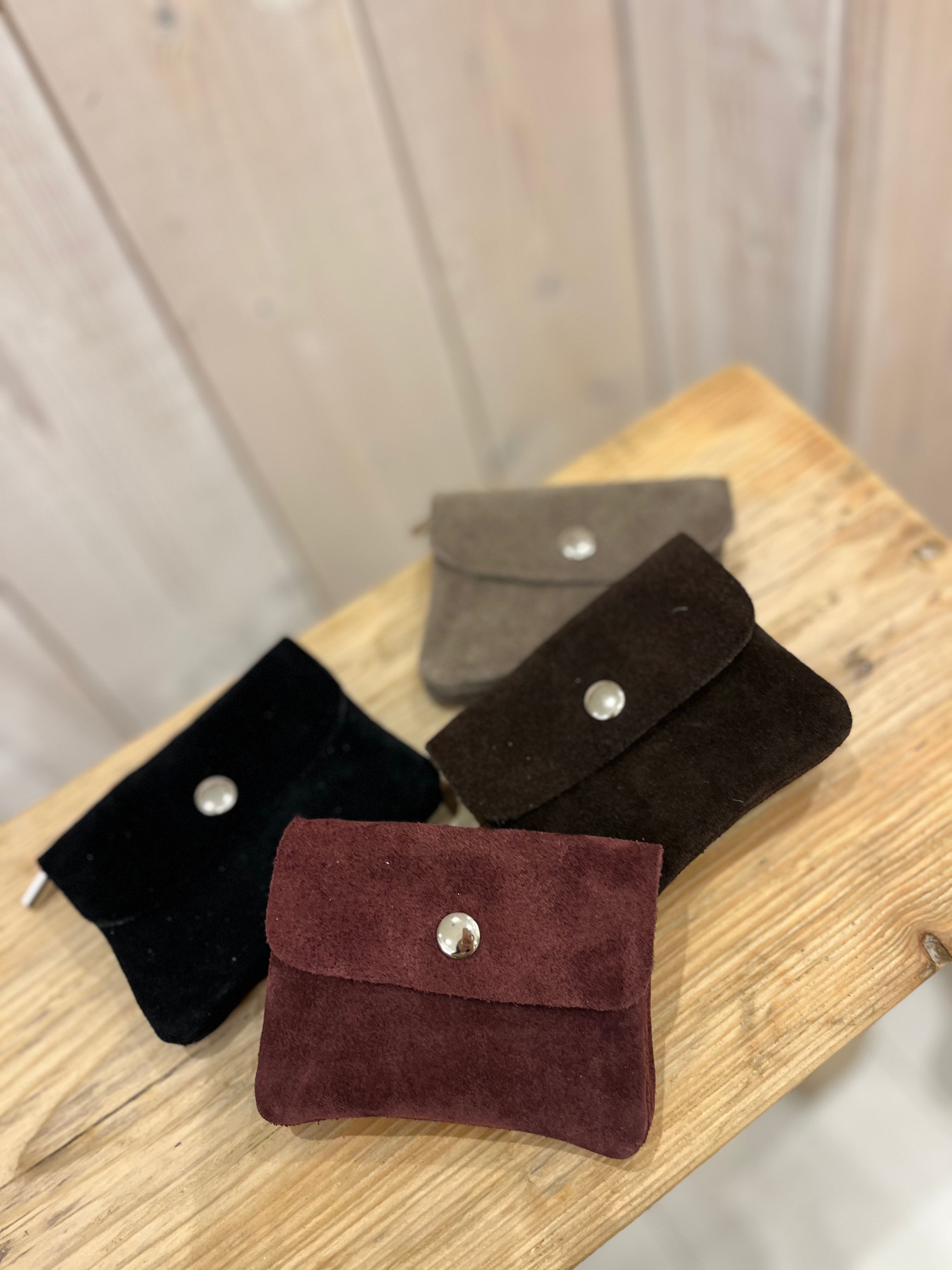 Mini Suede Coin Purse