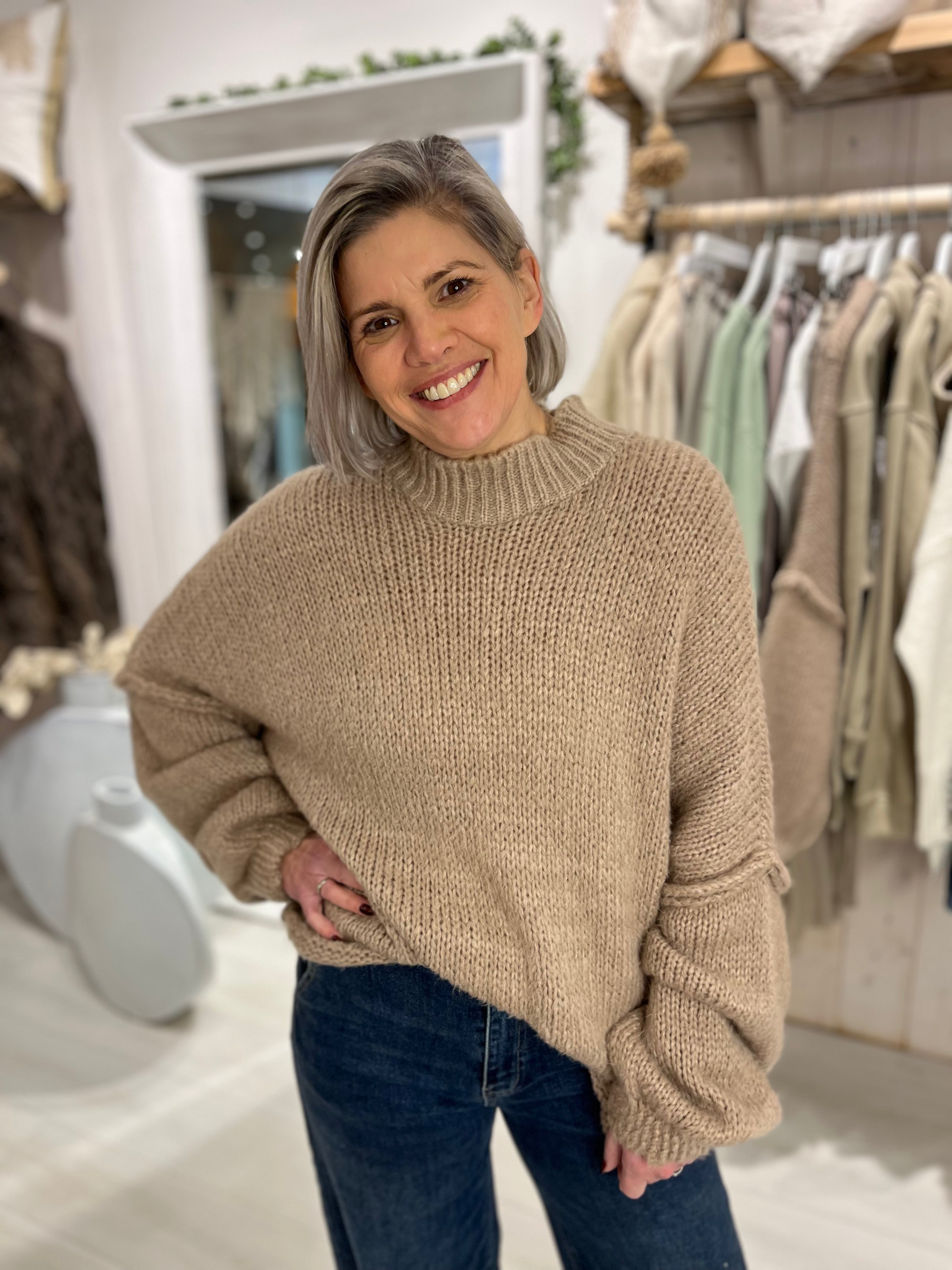 Elodie Exposed Hem Knit