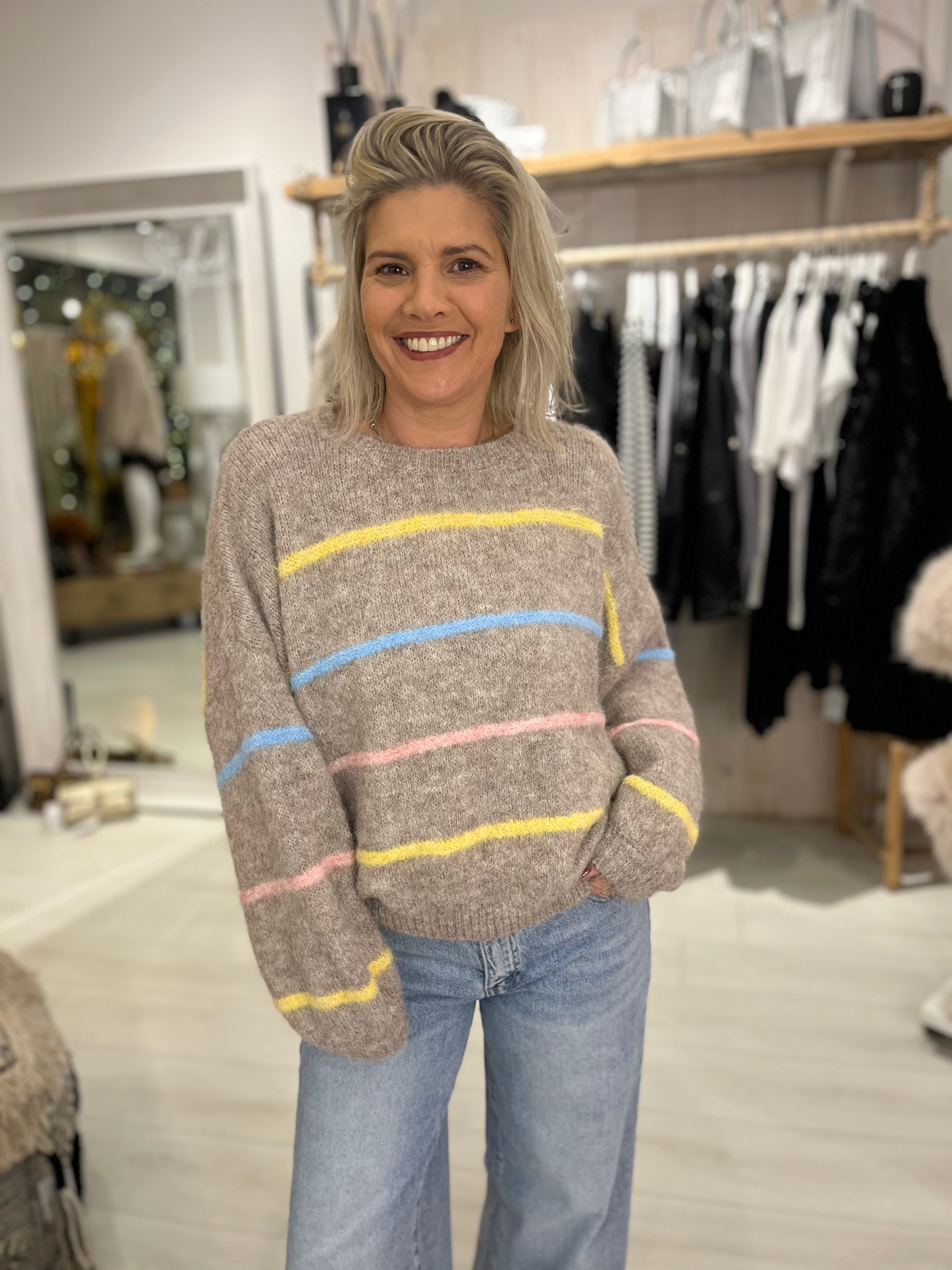 Sabella Striped Knit