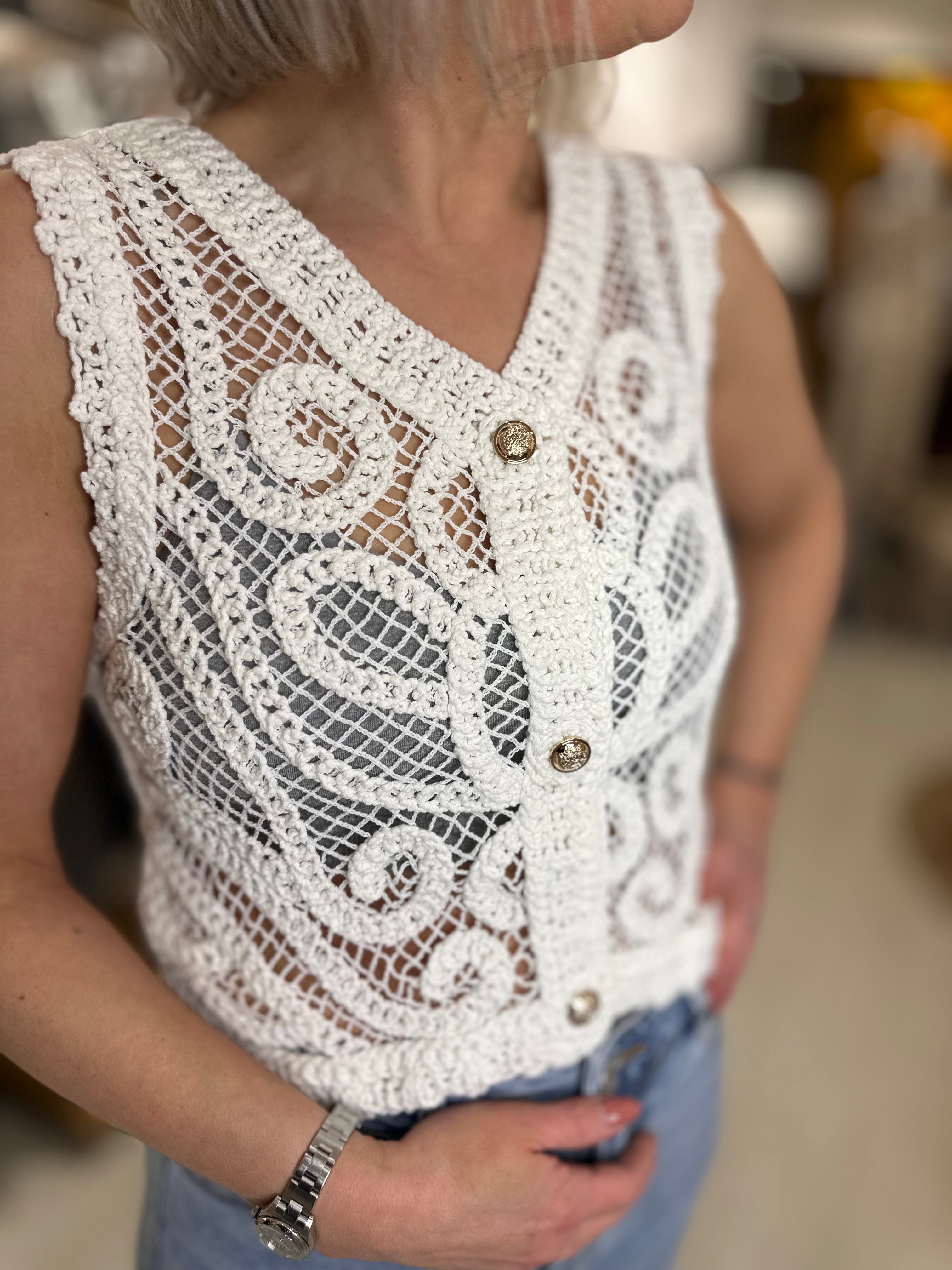 Skye Crochet Tank