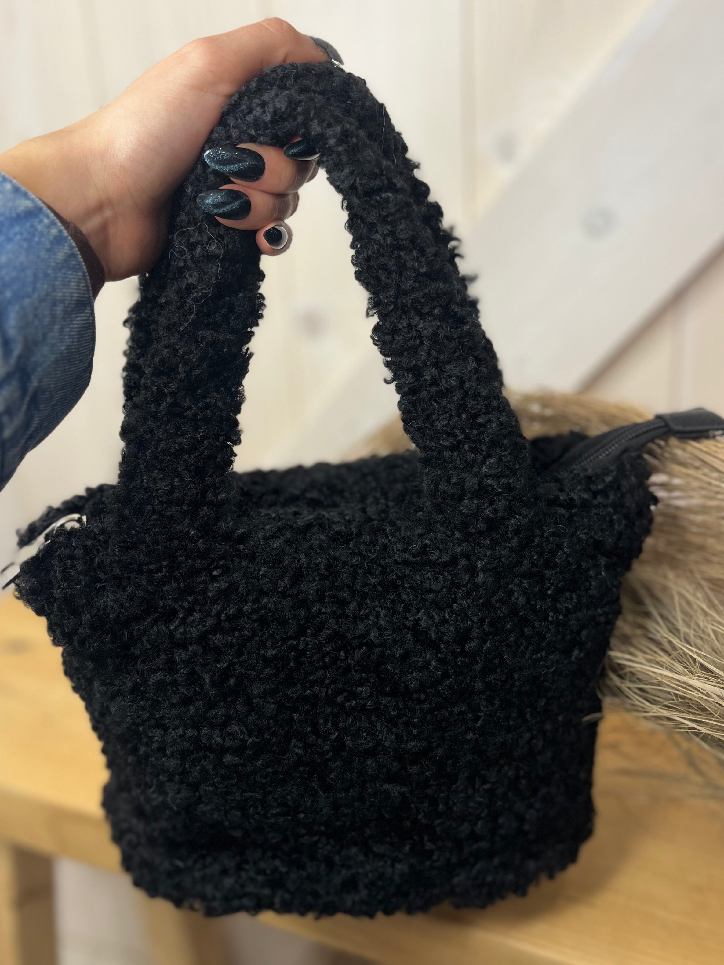Teddy Mini Bucket Bag