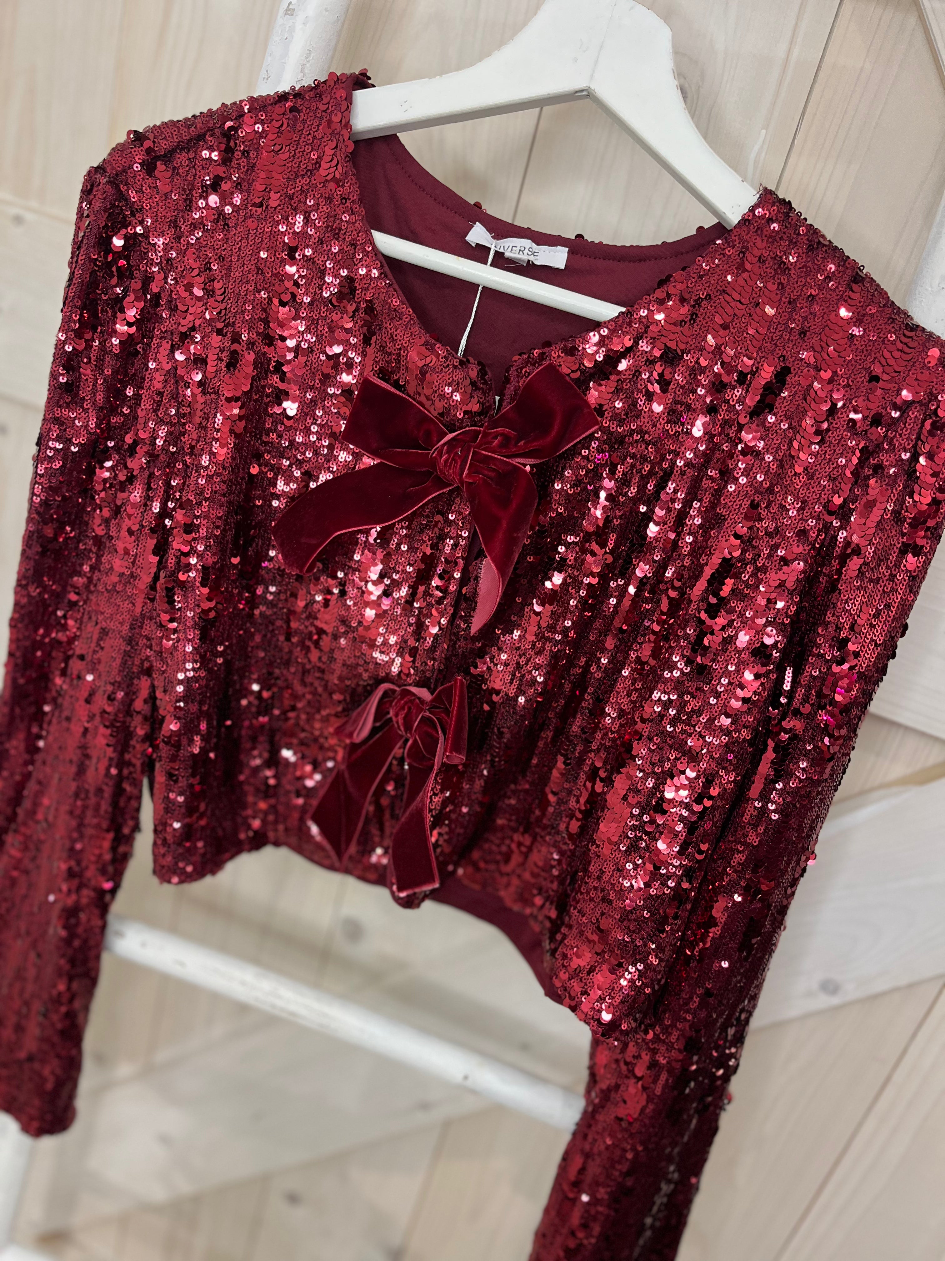 Bonny Sequin Cardigan