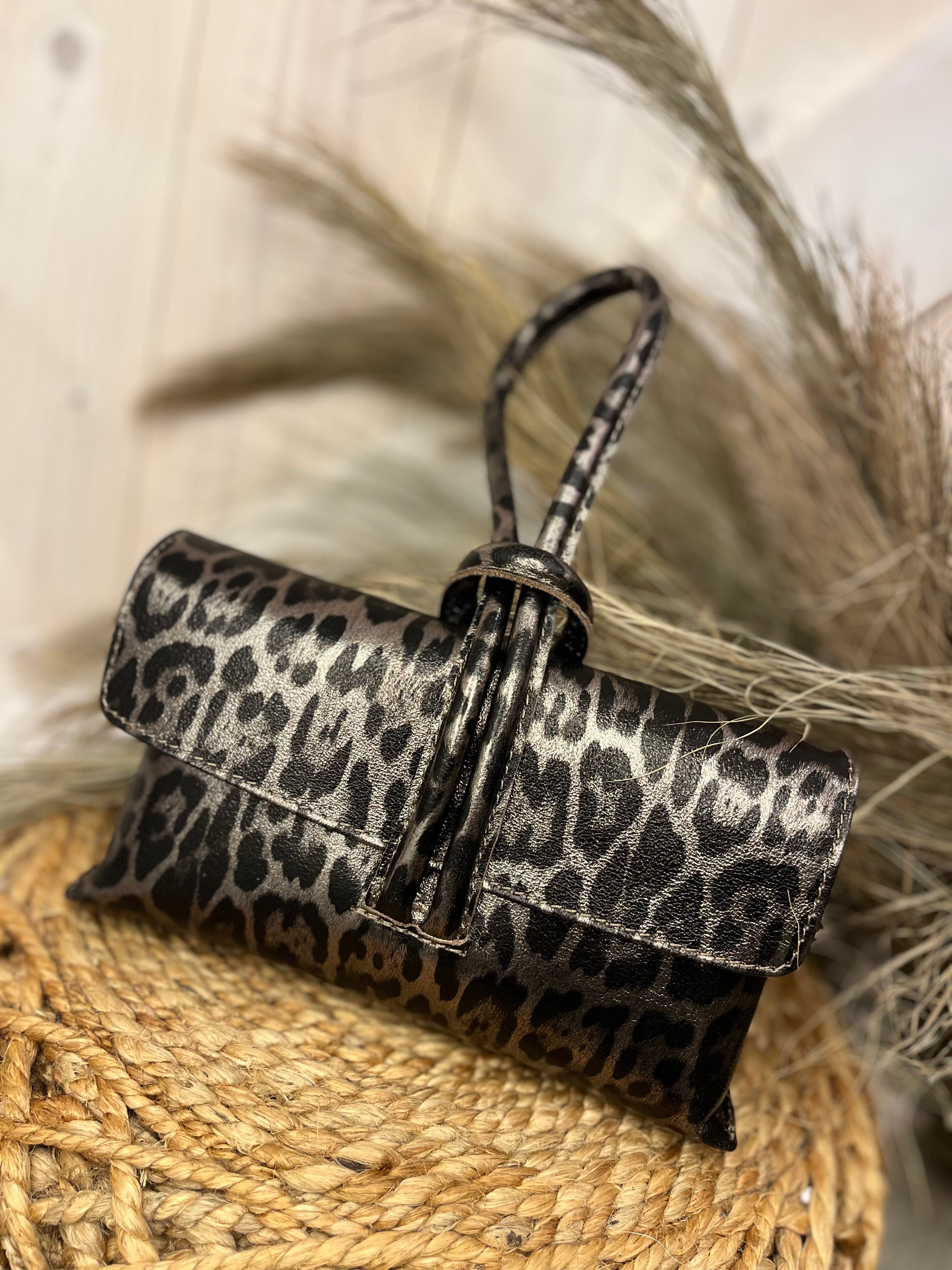 Lulu Loop Handle Leather Bag