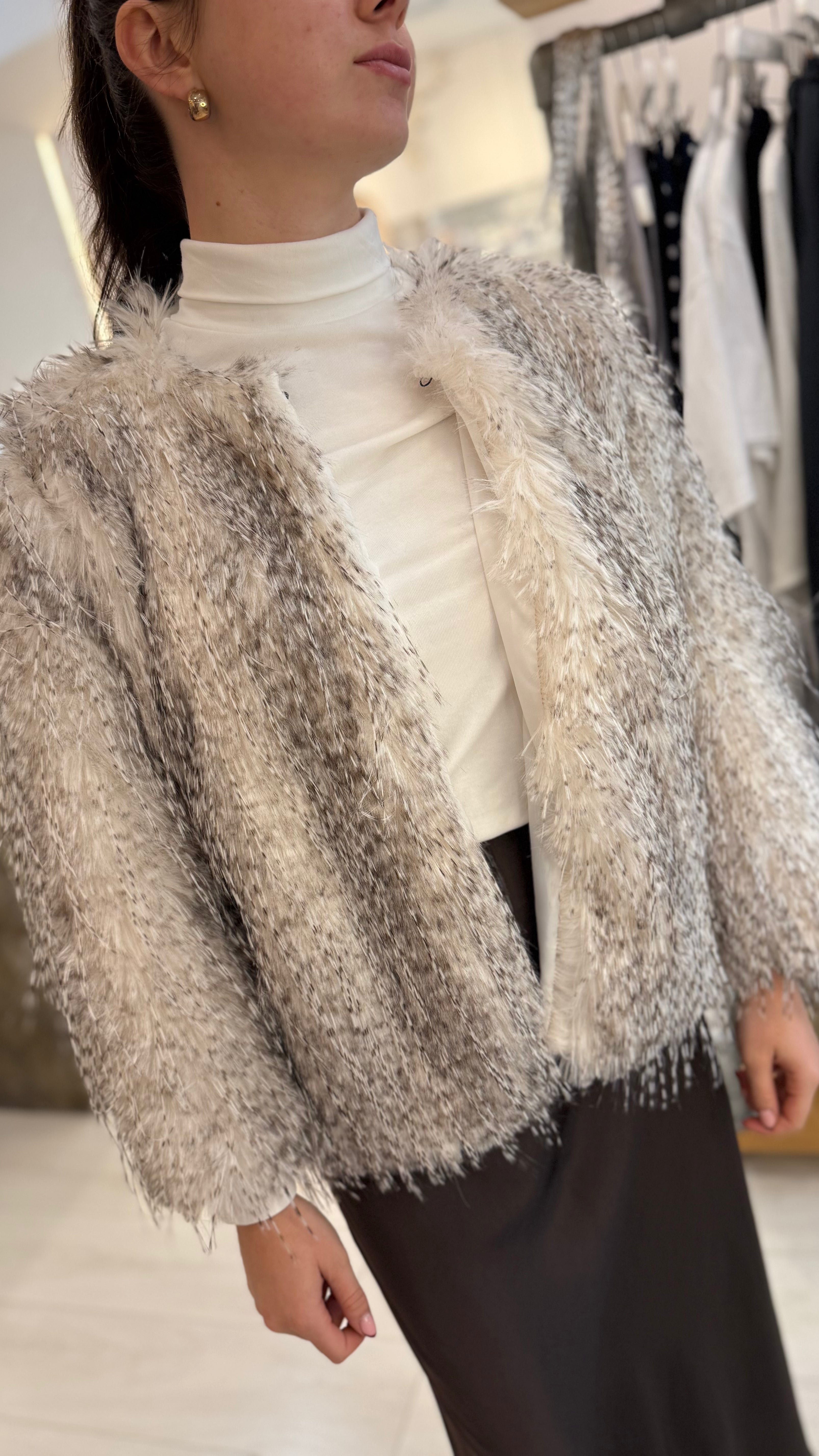 Jennifer Faux Fur Jacket