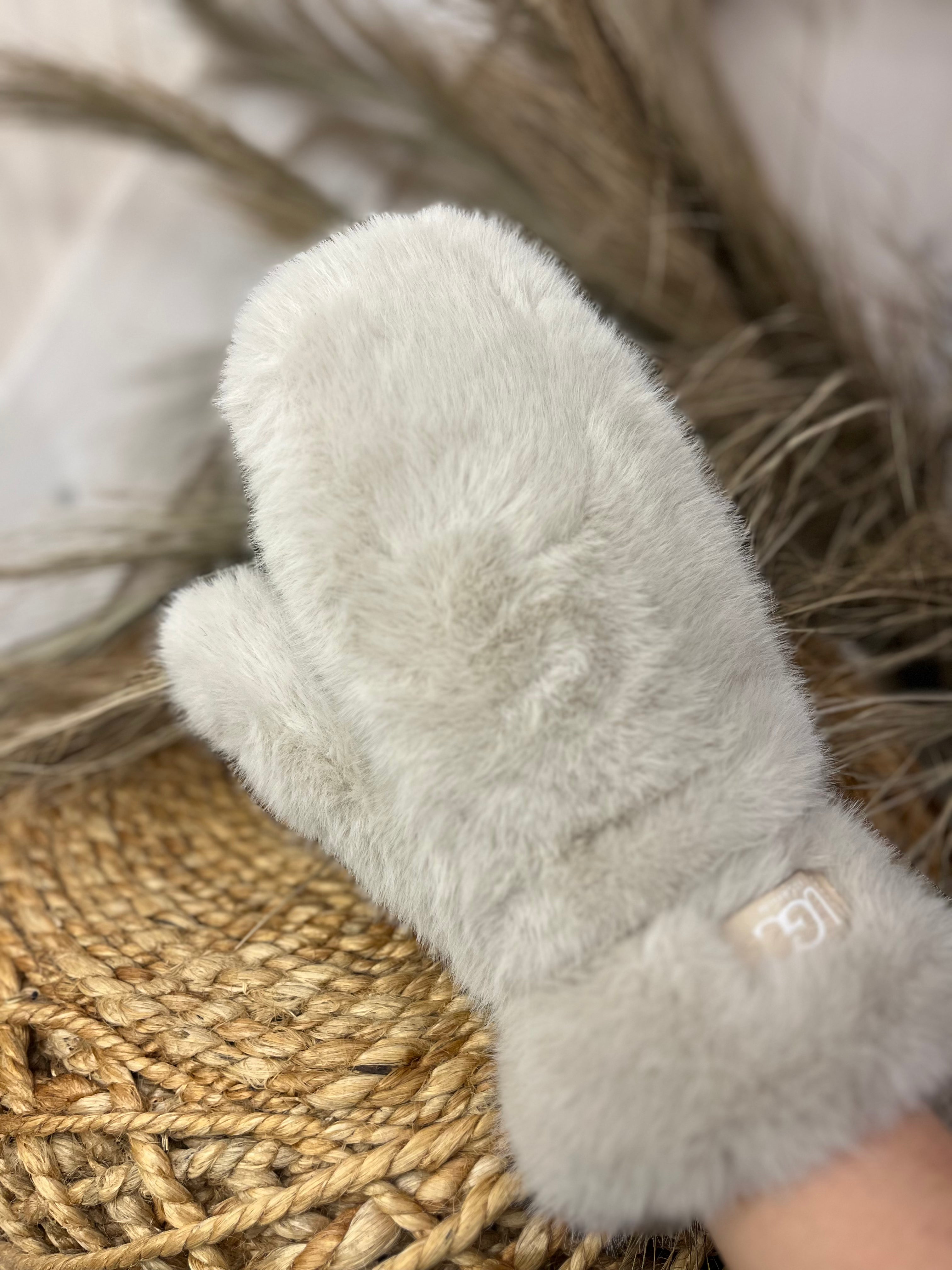 Faux Fur Mittens