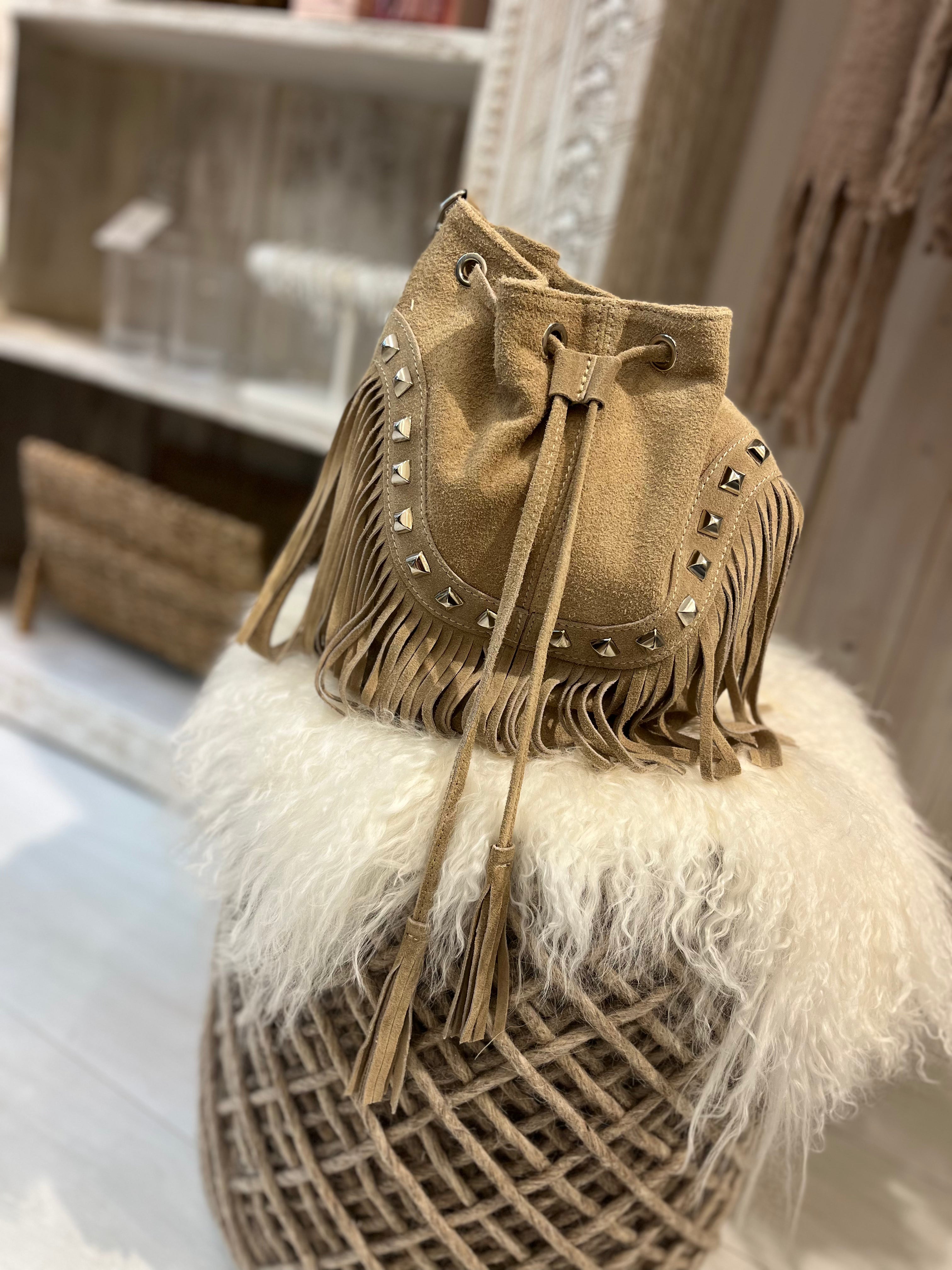 Arizona Suede Tassel Bag
