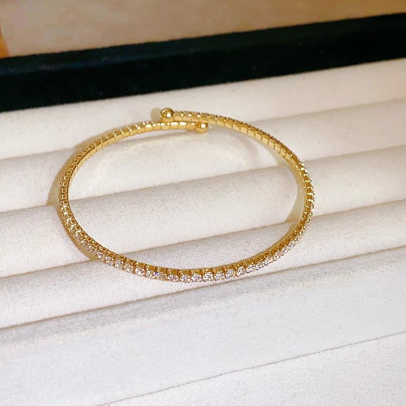 Rhinestone Wraparound Bracelet