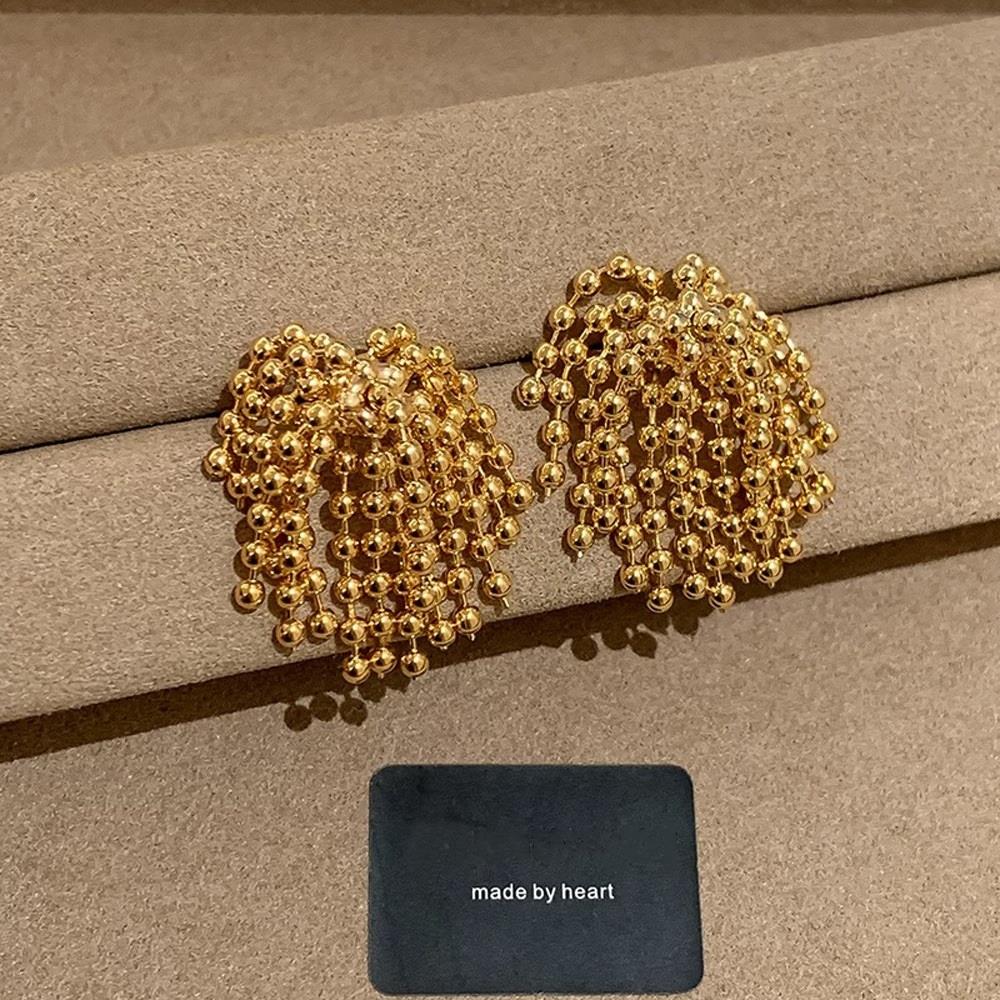 Multi Strand Fountain Earring