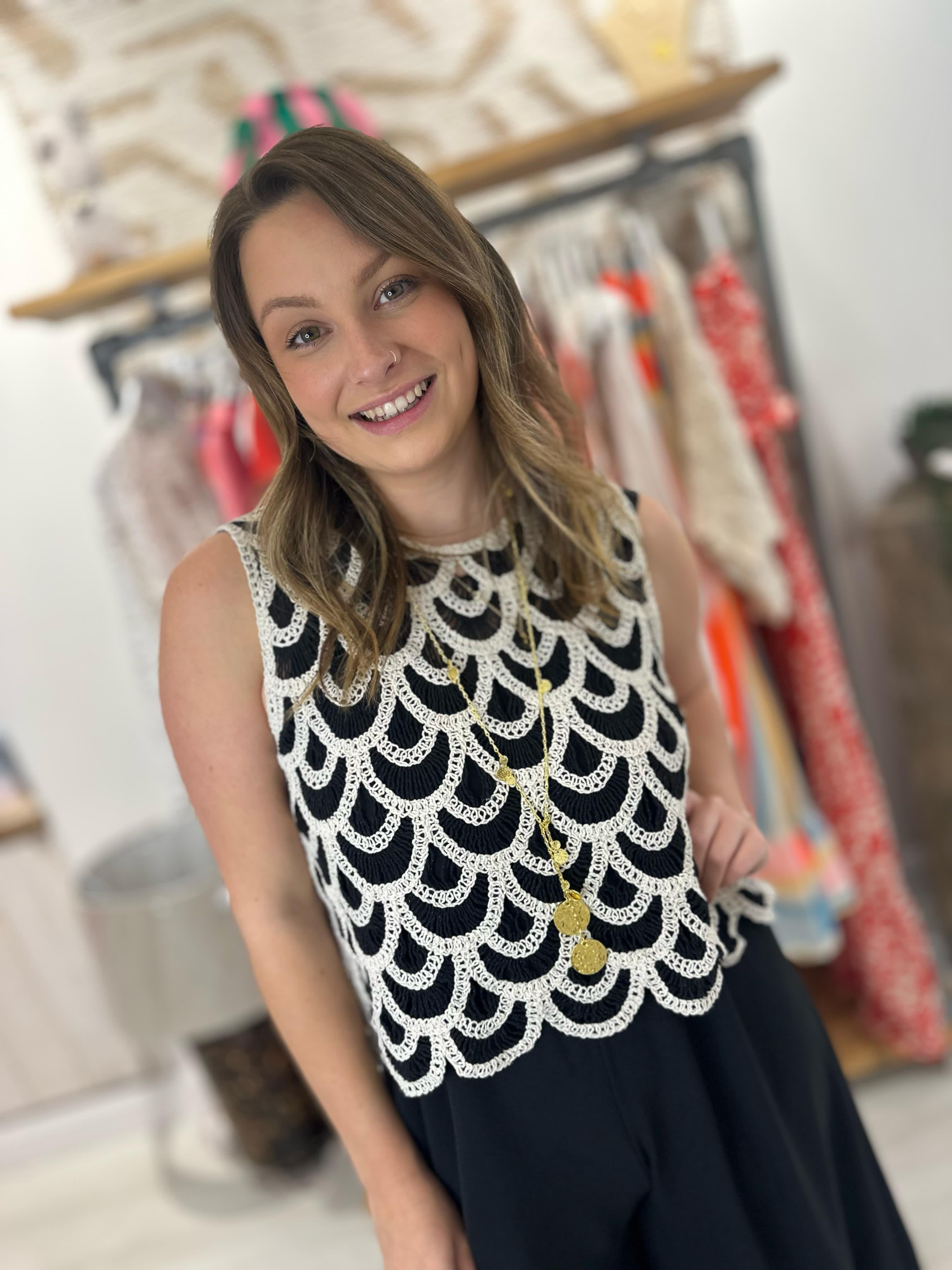 Hattie Crochet Vest