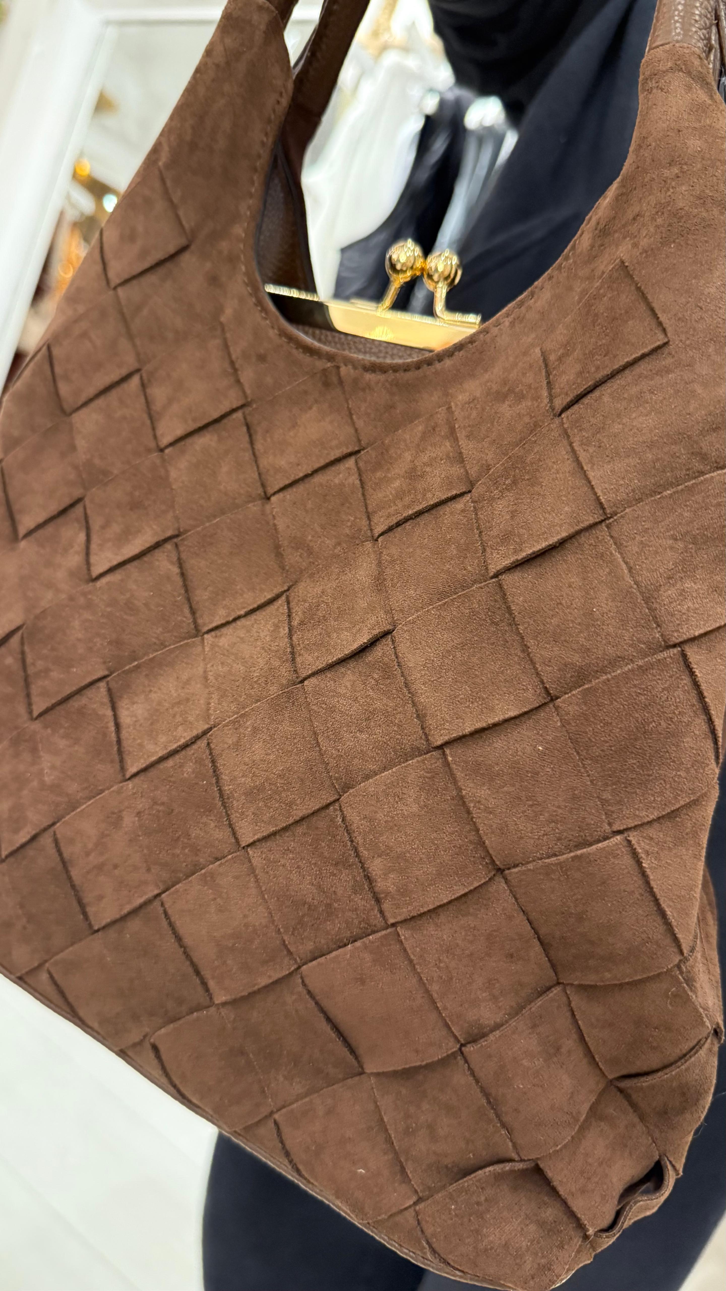 Chrissy Faux Suede Bag