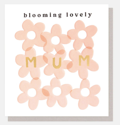 BLOOMING LOVELY SIMPLE FLOWER PATTERN CARD