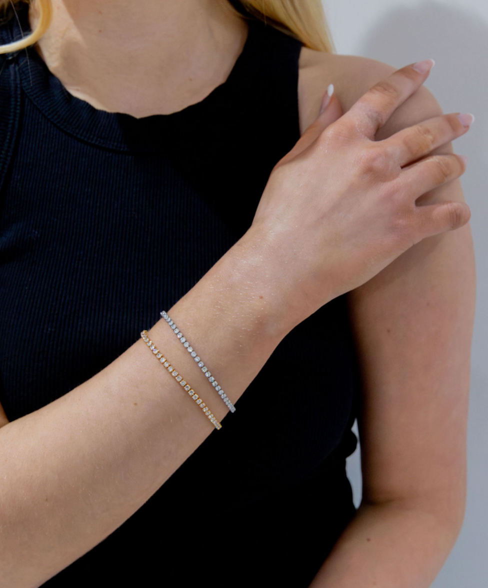 Cubic zirconia bracelet