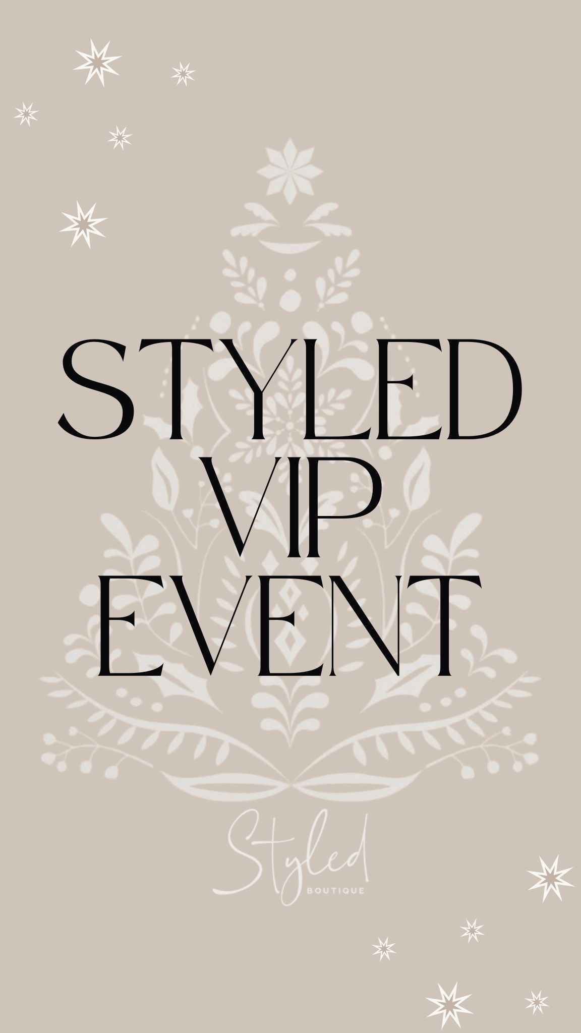 VIP Event Ticket