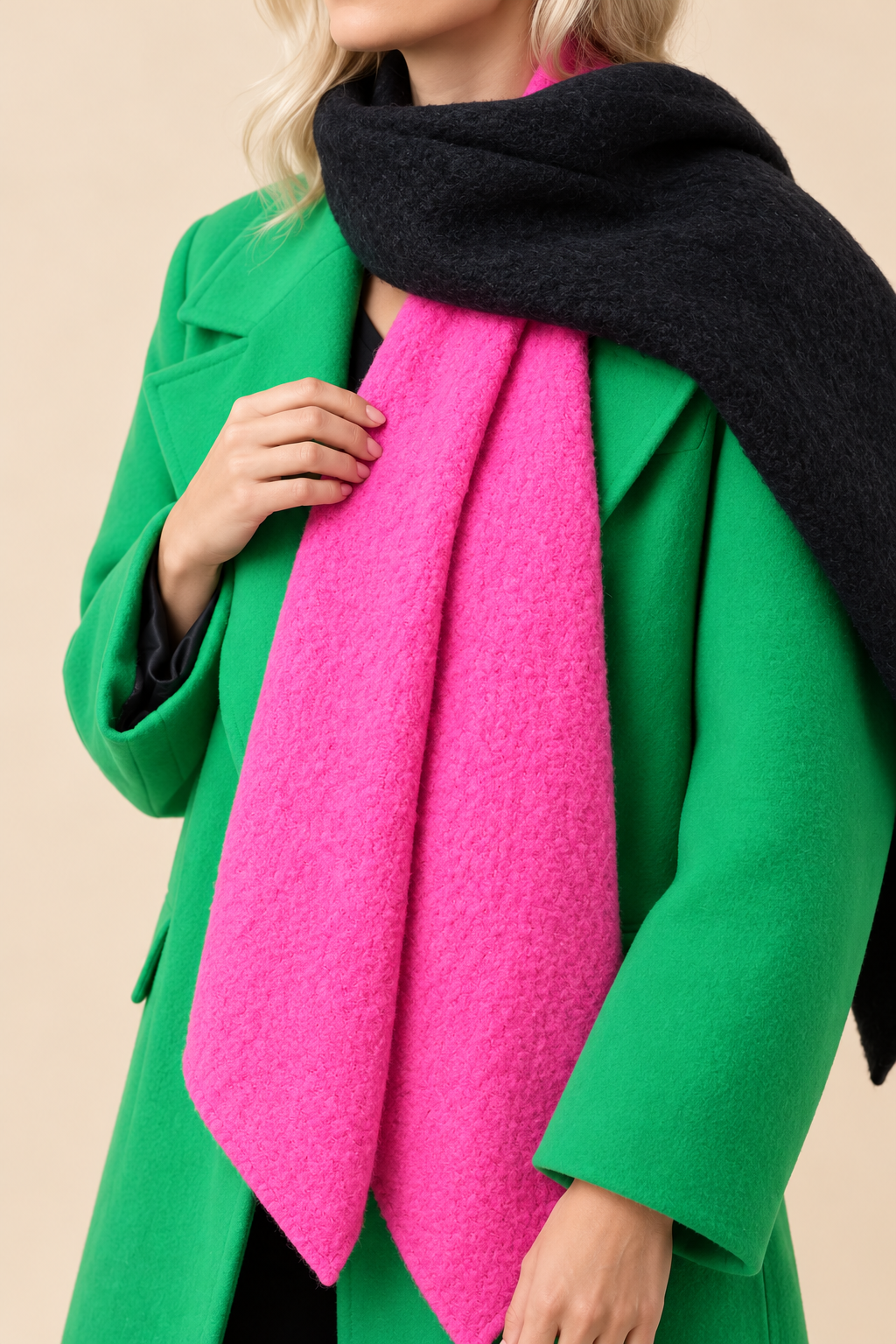 Two Tone Heavyweight Scarf