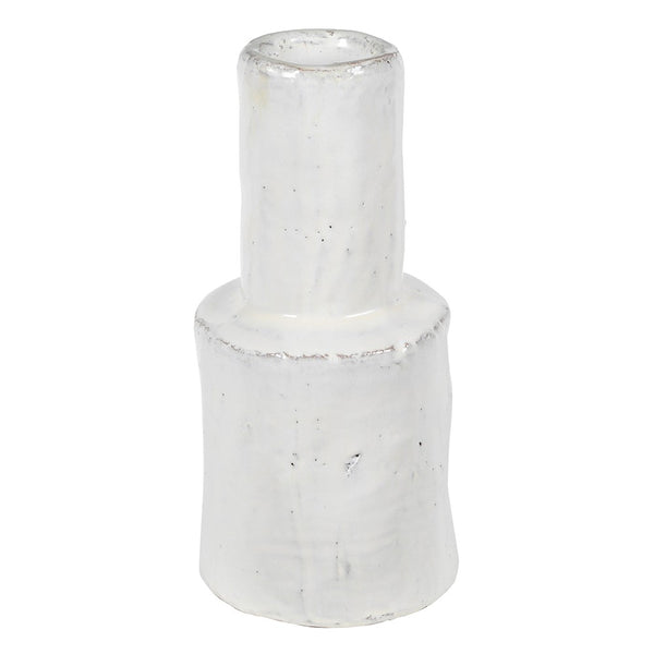 Small White Runny Glaze Vase