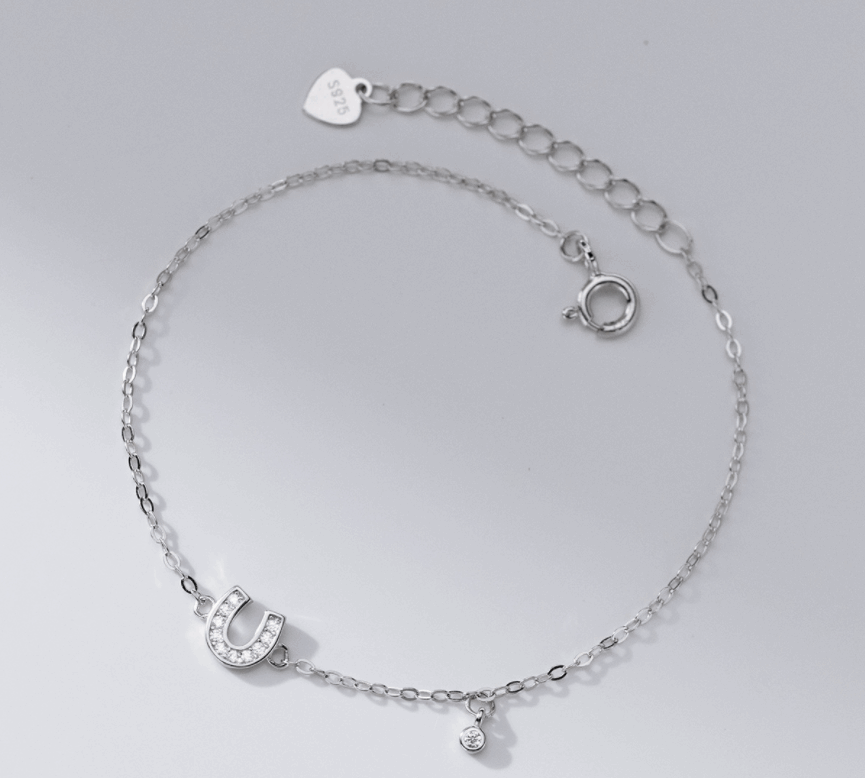 Mini Horseshoe Bracelet - Silver