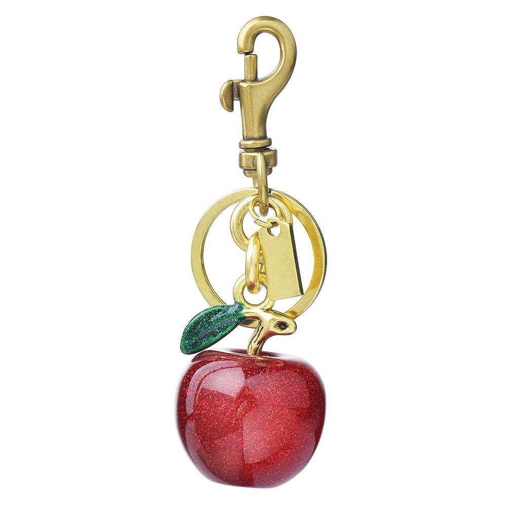 Apple bag charm