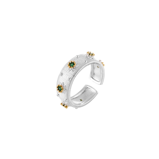 Embellished Ridge Ring