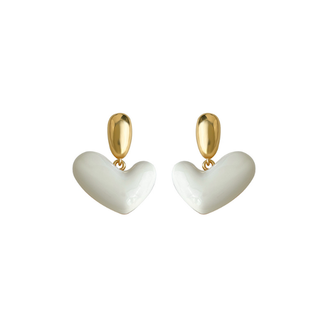 Bubble Heart Earrings