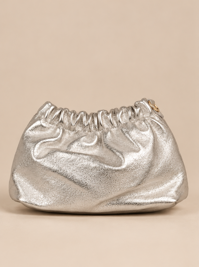 Hobo Style Leather Pouch Bag